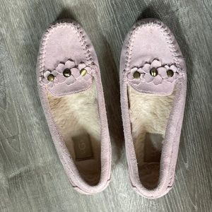 Pink Suede UGGs